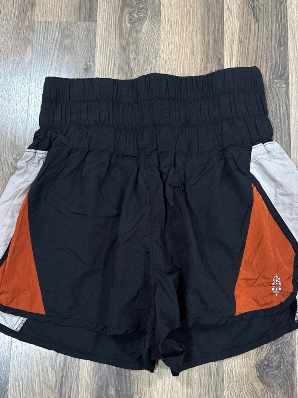 Forever 21 Black and Rust Athletic Shorts